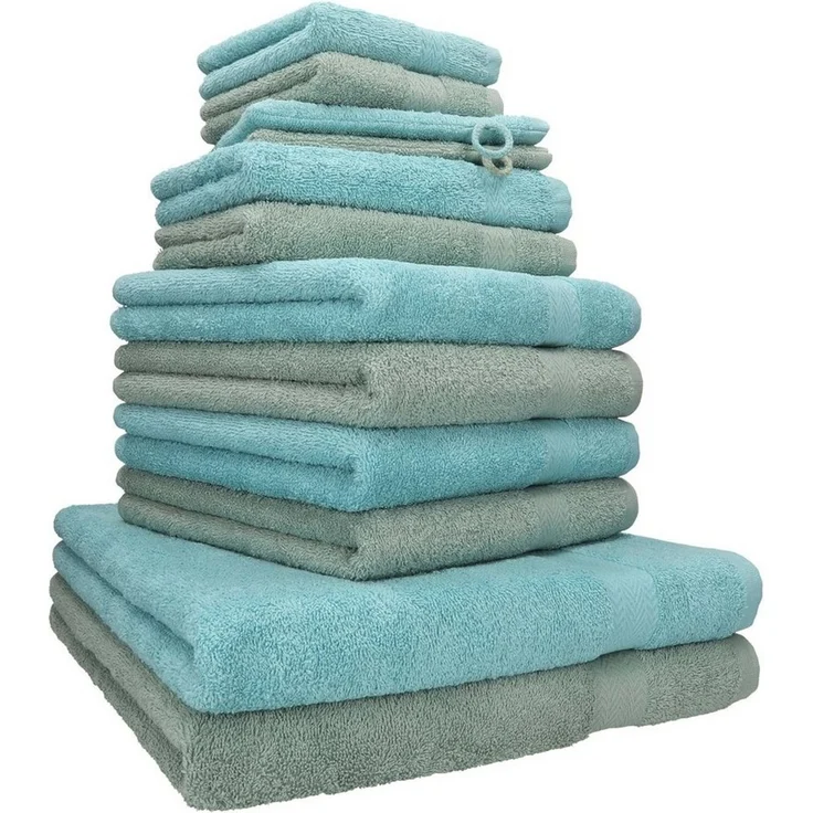Betz Handtücher Premium Handtuch-Set 12-tlg. Duschtücher, Handtücher, Gästetücher, Baumwolle (Set, 12-St) – Bild 1