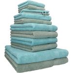 Betz Handtücher Premium Handtuch-Set 12-tlg. Duschtücher, Handtücher, Gästetücher, Baumwolle (Set, 12-St)