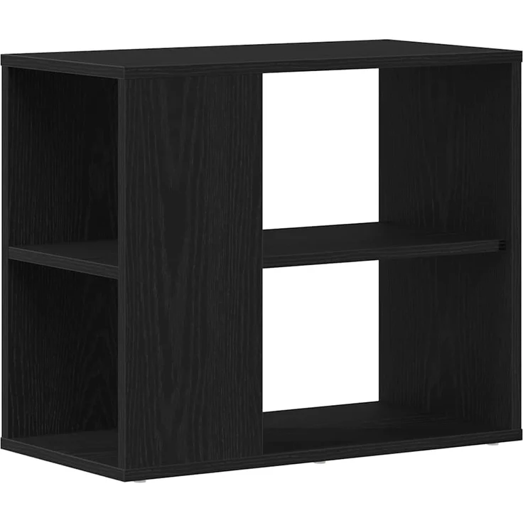 vidaXL Sideboard Schwarz Eichen-Optik 60 x 30 x 50 cm Holzwerkstoff 862606 – Bild 4