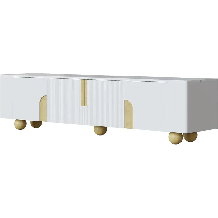 Lowboard, TV-Board, 180 cm, TV-Schrank, Fernsehschrank für Wohnzimmer, stehend – Bild 7