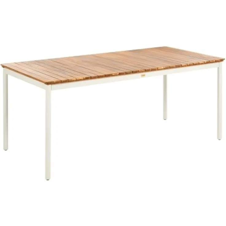 Gartentisch für 6 Personen CORRICELLA 180 cm 90 cm Akazienholz Braun