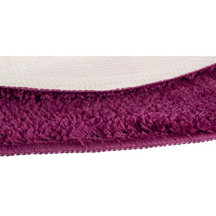 Brandsseller Herz Badematte 70x80 cm Badteppich Badvorleger Badezimmerteppich Duschvorleger Lila – Bild 4