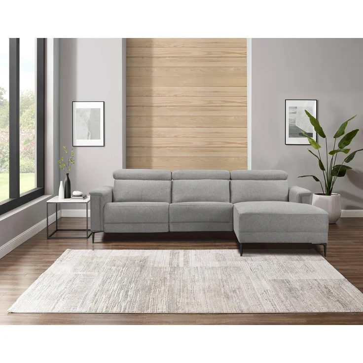 OTTO home Ecksofa LUND, L-Form, 261cm, man. o. elektr. Relaxfunktion (mit USB-A), und Kopfteilverstellung – Bild 1