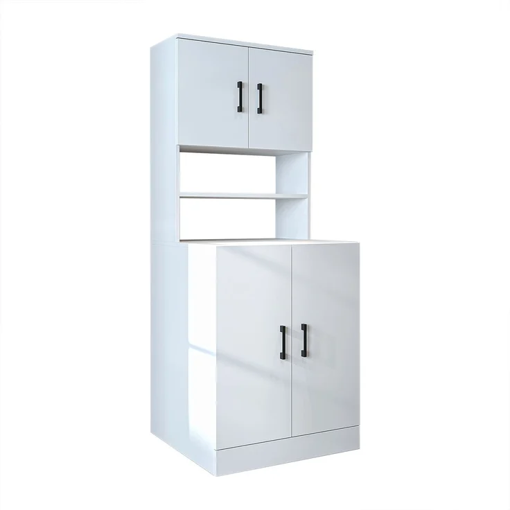 Skye Decor '1015.11' Waschmaschinenunterschrank, Weiß, 70 x 180 x 67 cm – Bild 5