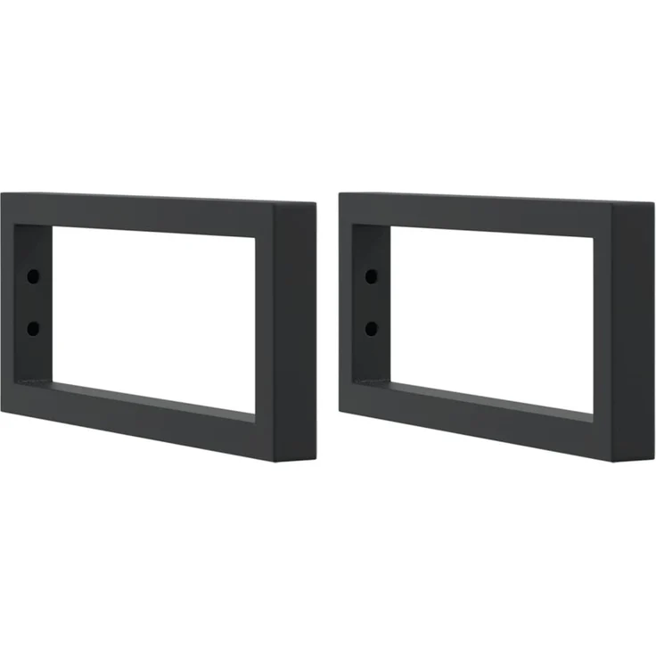 vidaXL Waschbeckenregal Wandmontage Stahl und Akazienholz 3302757 – Bild 7