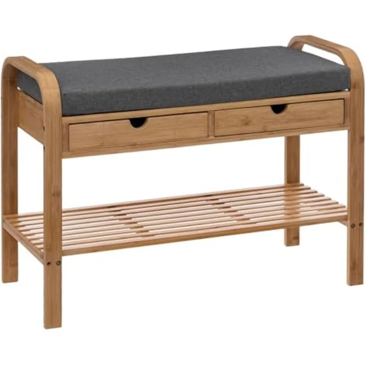 5five Schuhschrank mit Sitz ZEN Bambus 74 x 34 x 55 cm – Bild 1
