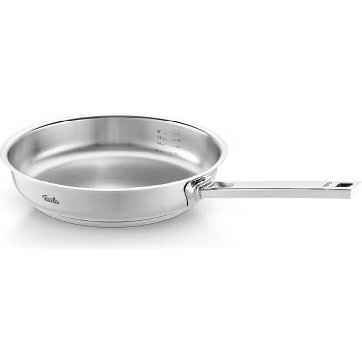 Fissler Bratpfanne Original-Profi Collection®, Edelstahl 18/10 (1-tlg), Kaltmetallgriffe,Mess-Skala (L),cookstar Allherdboden,Schüttrand – Bild 2