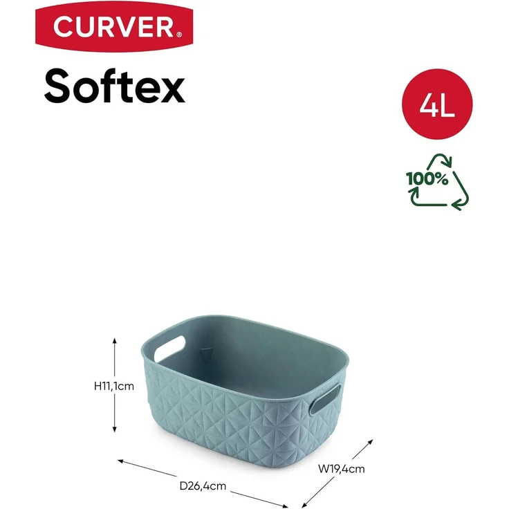 Curver Korb S türkis Softtex 4 l – Bild 6