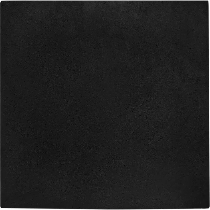 vidaXL Rutschfester Kunstfellteppich Olite Schwarz 200 x 200 cm 42021731