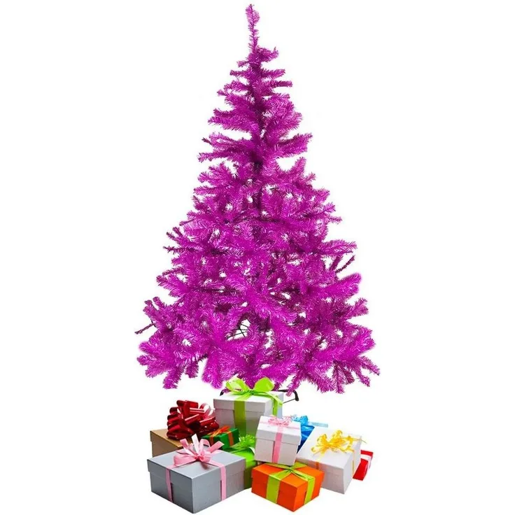 Weihnachtsbaum 150 cm inkl Ständer Lila / Pink