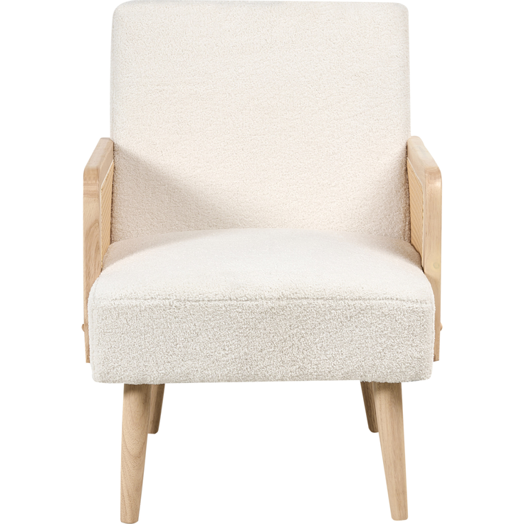 Sessel HOJBY Bouclé Cremeweiß – Bild 5