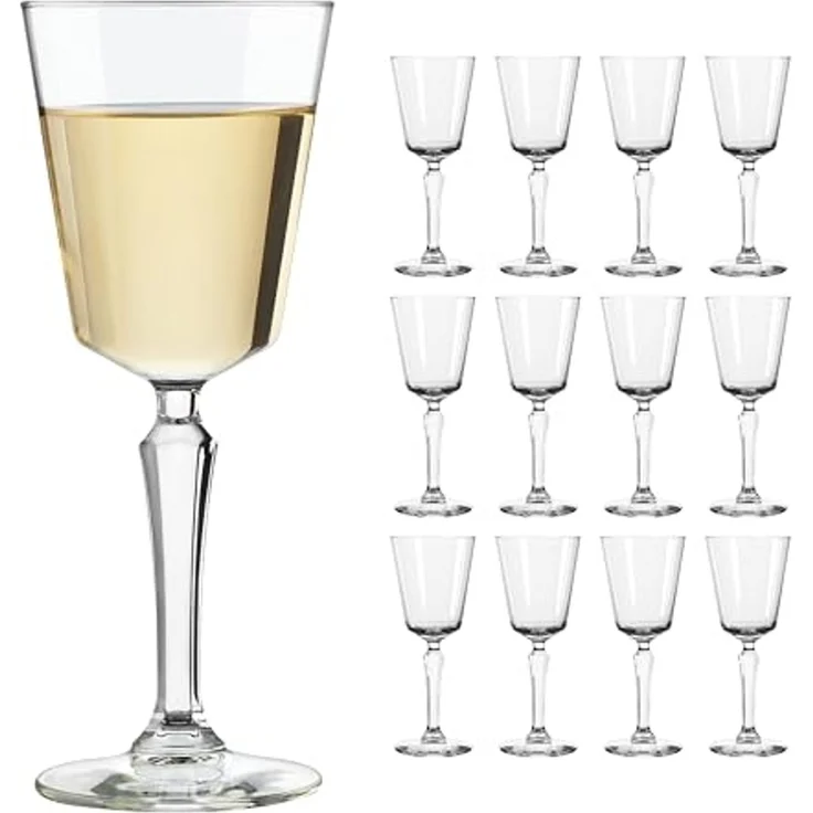 LIBBEY Weinglas Libbey 12er Set -SPEAKEASY- im nostalgischen Charme, 12-tlg, Glas, 247 ml, hochwertig verarbeitet, im modernen Design – Bild 1