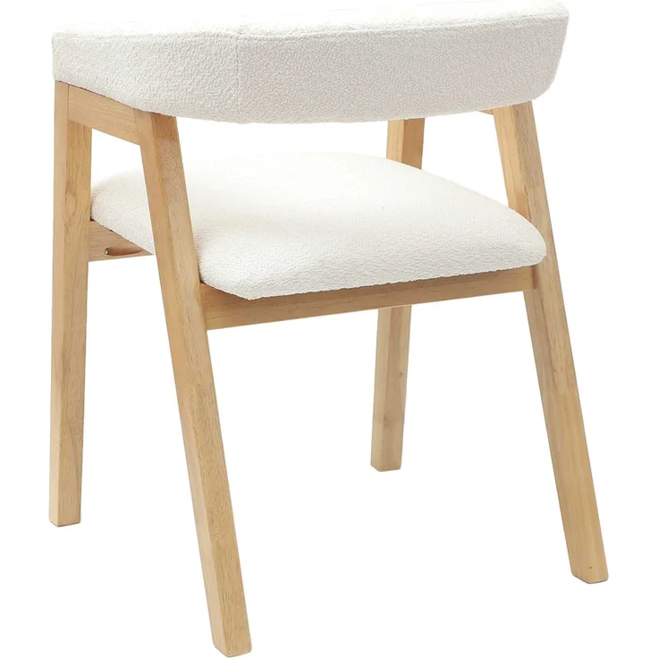 vidaXL Esszimmerstühle 2 pcs Natur 54 x 57 x 73 cm Massives Gummiholz 42020428 – Bild 6
