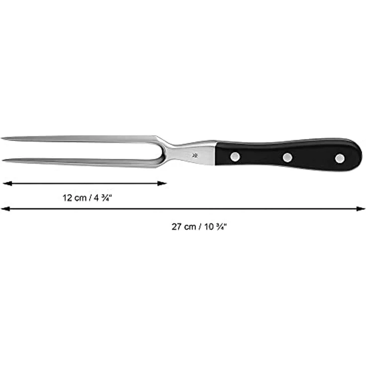 WMF Fleischgabel Spitzenklasse, Spezialklingenstahl Silber, 12 cm – Bild 2
