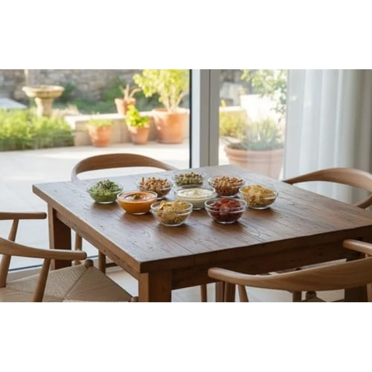 Provance Dipschale Dipschalen Schüsseln aus Glas Ø 9cm 12cm Glasschälchen für Dips, (Set, 18-tlg), spülmaschinengeeignet – Bild 5
