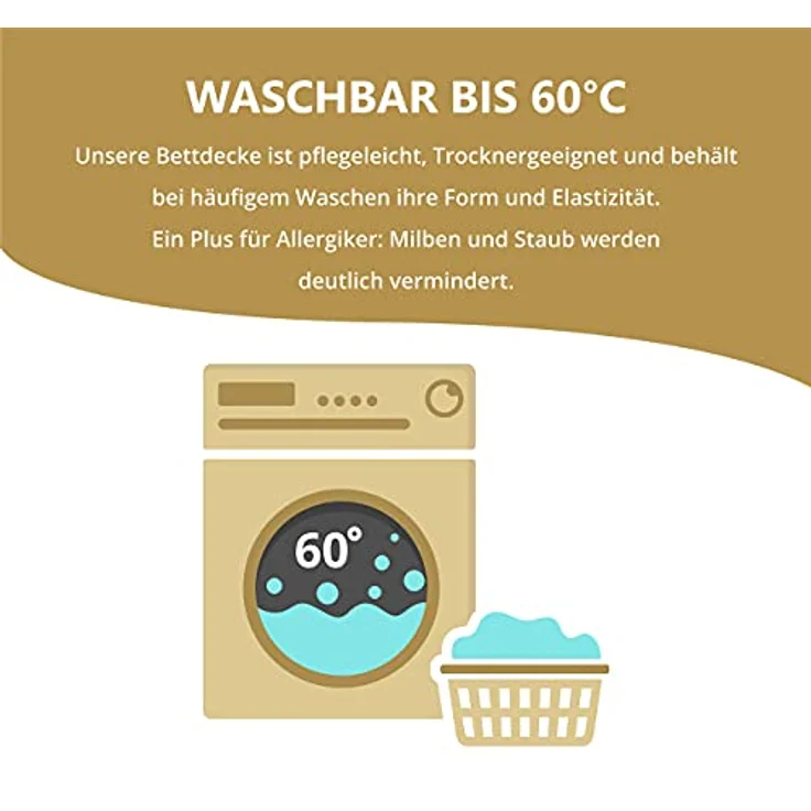 Schlafmond Märchenweich Ganzjahresdecke 135 x 200 cm – Bild 7