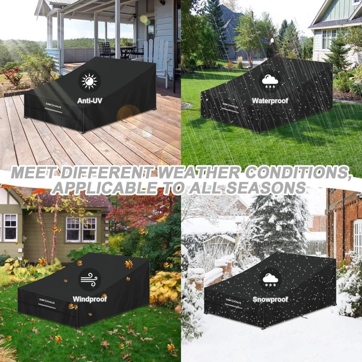 Liegenabdeckung wasserdicht Doppelliege 420D Oxford 205x130x40 90cm – Bild 6