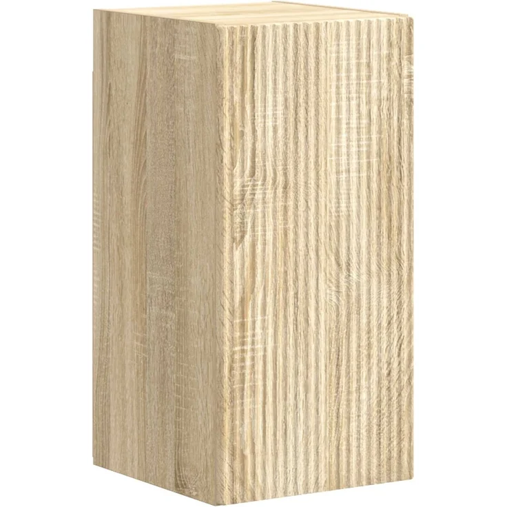 vidaXL TV-Schrankset Wandmontiert 4 pcs Sonoma-Eiche Holzwerkstoff 3409035 – Bild 7