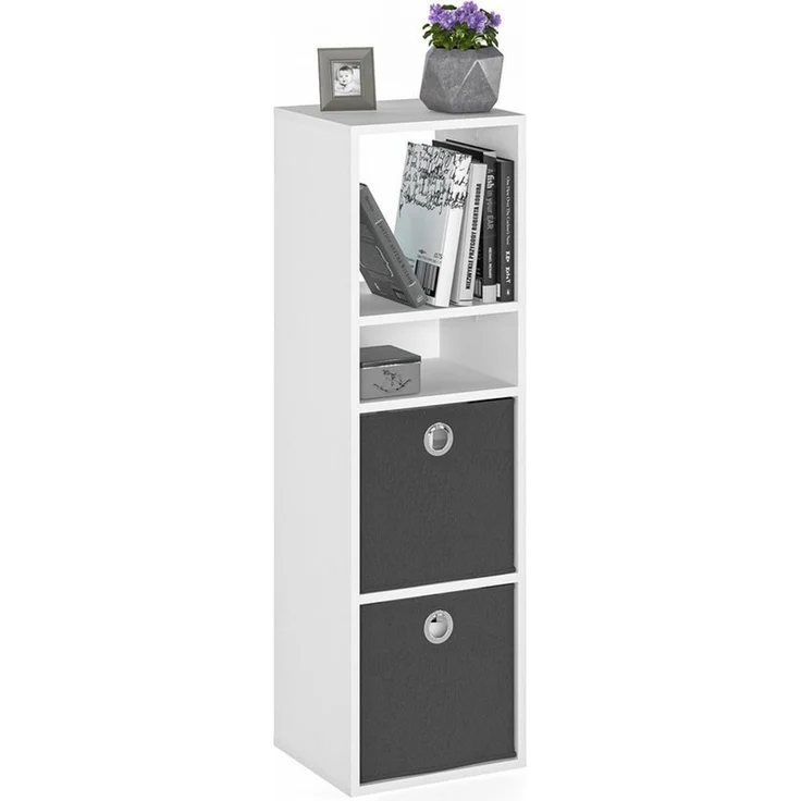 KOMTO Bücherregal RIM3 Regal Standregal Würfelregal für Kinderzimmer, Büroregal Bücherschrank Regal Wohnzimmer 33,8 х 30,7 х 112,5 cm – Bild 1