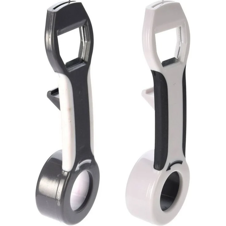 HAC24 Multiöffner Universalöffner Universal Deckelöffner Glasöffner Vielzwecköffner, 4in1 Kunststoff mit Flaschenöffner – Bild 2