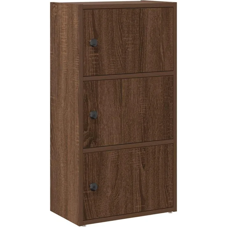 vidaXL Bücherregal Braun Eichen-Optik 40x24x77 cm Holzwerkstoff 860370 – Bild 7