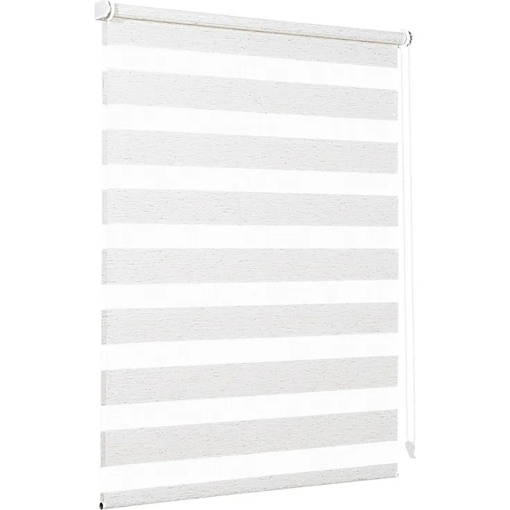 Sekey Doppelrollo Klemmfix ohne Bohren 90x130cm, Leinen
