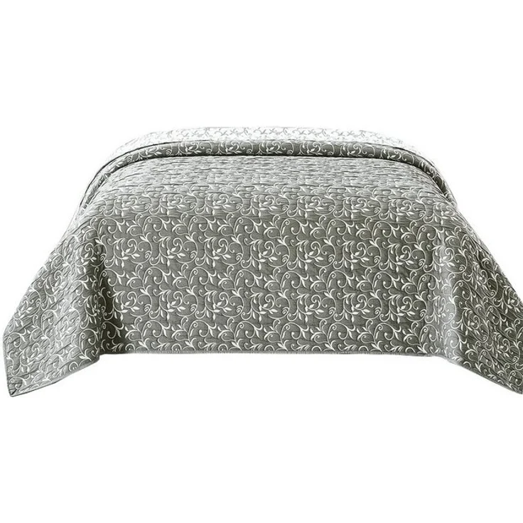 Delindo Lifestyle Tagesdecke Ornamente, Bettüberwurf für Doppelbett, gesteppt – Bild 4