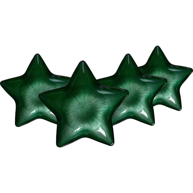 Ritzenhoff & Breker Starlight Teller ø 29 cm 4er Set - Grün – Bild 1