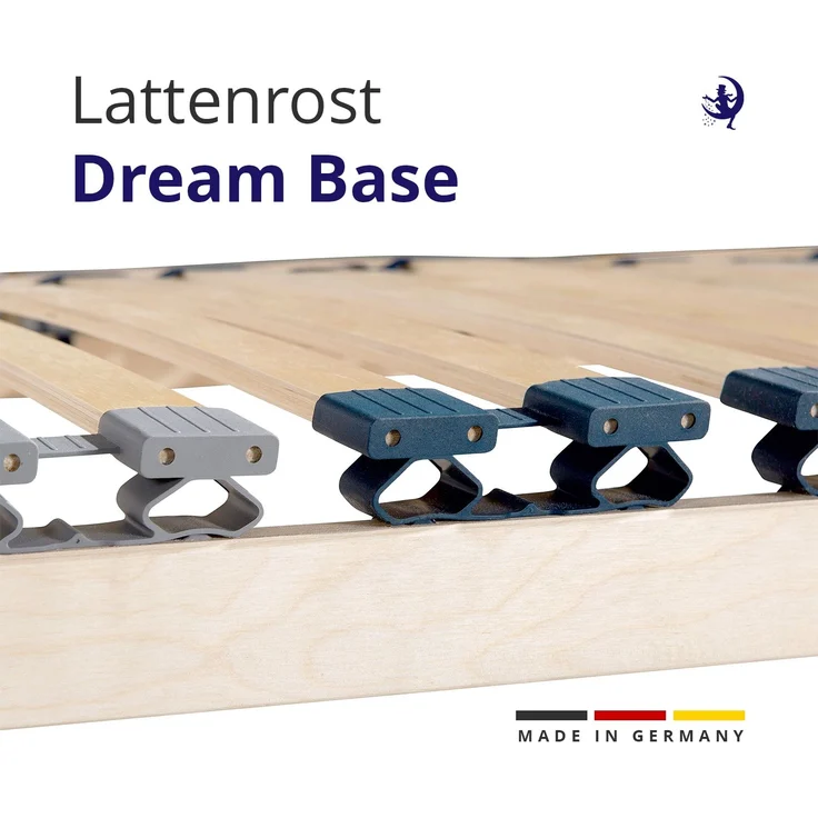 Mister Sandman Federholzrahmen Lattenrost Buche Natur 120×200 cm 28 Latten LGA-zertifiziert, ergonomisch, atmungsaktiv & rutschfest – Bild 5