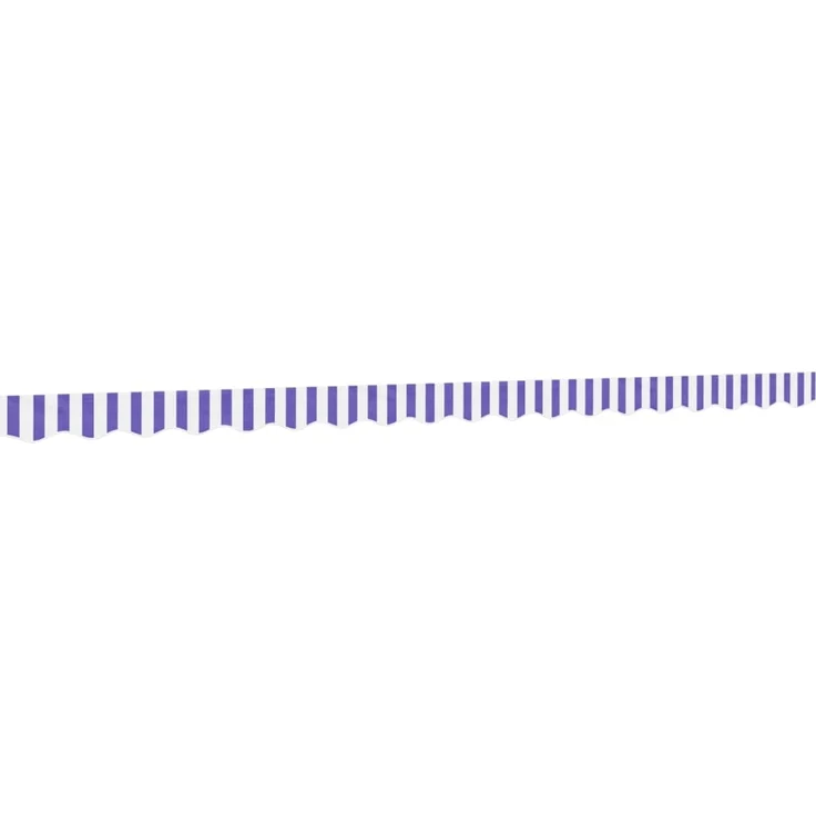vidaXL Markisenvolant Blau und Weiß Gestreift 4,5 m 367747 – Bild 2