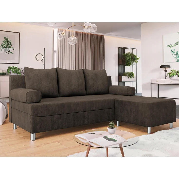 Schlafsofa Dover (Sofa mit Polsterhocker, Farbe: Lumo 40) – Bild 2