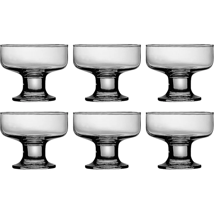 Pasabahce 41016 – 6er Set Becher aus Glas Iceville für EIS, Salat, Dessert, Beilage – Bild 2