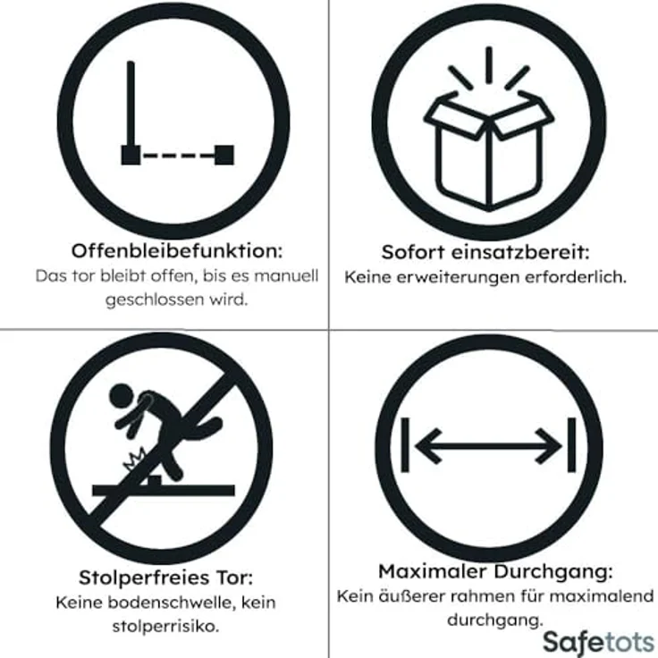 Bettacare Extra Hohes Schraubmontierte Haustier Safety Gitter, 62.5cm - 106.8cm, Schwarz, 103.5cm Hoch, Hundetreppe, Sicherheitsbarriere – Bild 6