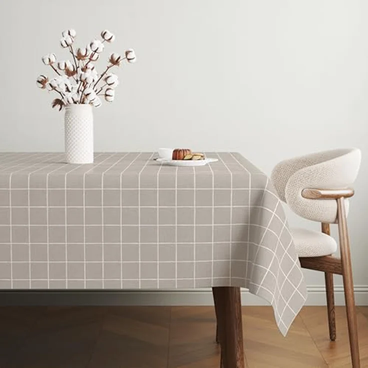 Martina Home Tischdecke, Wachstuch, quadratisch, Beige, 180 x 140 cm – Bild 4
