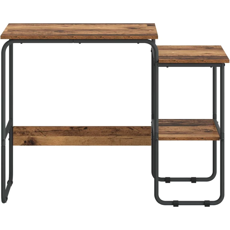 vidaXL Schreibtisch mit Stauraum Altholz 100 x 50 x 75 cm 8007994 – Bild 3