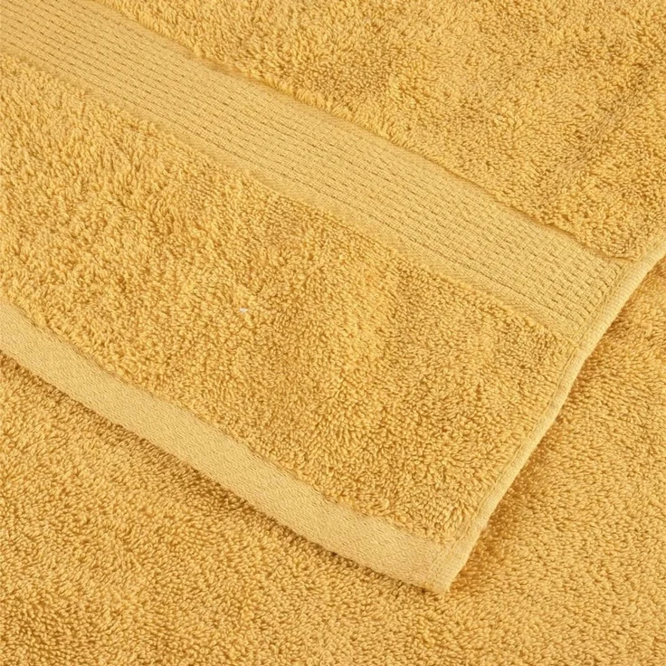 vidaXL Premium-Waschtücher SOLUND 4 Stk. Gold 30x30 cm 600 g/m² 137276 – Bild 5