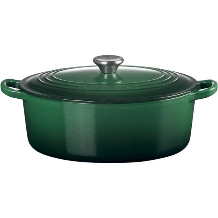 LE CREUSET Bräter Bräter Tradition oval juniper 31cm, Emailliertes Gusseisen – Bild 4