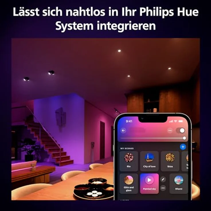 Philips Hue White & Col. Amb. GU10 Doppelpack 2x350lm. – Bild 4