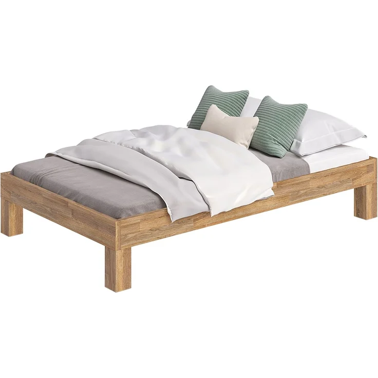 skølm Massivholzbett Floki aus Eiche, natur geölt, verfügbar in 120/140/160/180 x 200 cm – Bild 8