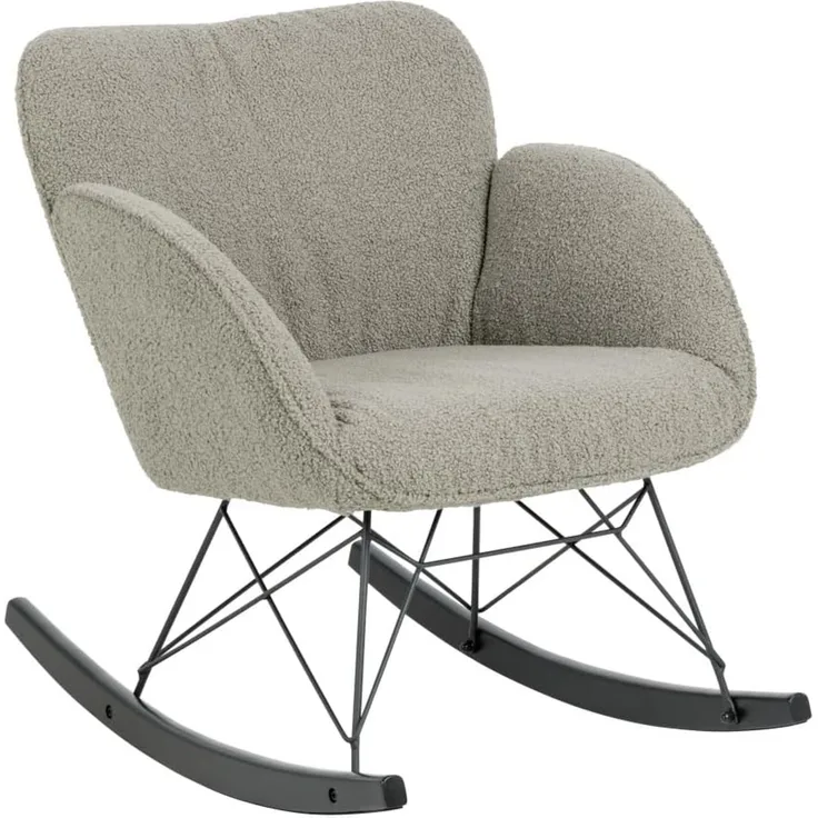Kidsmill Luna Schaukelstuhl Orson Grey Brown Grau