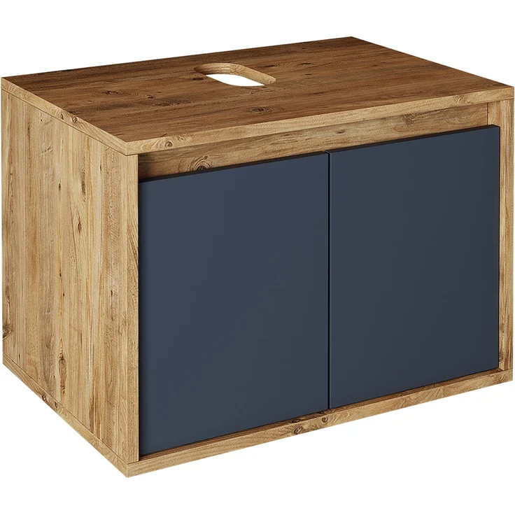 Roomart ATLANTIC-65 Badmöbel - nur Unterschrank - H 45 x B 45 x T 65 cm • Anthrazit-Eiche – Bild 6