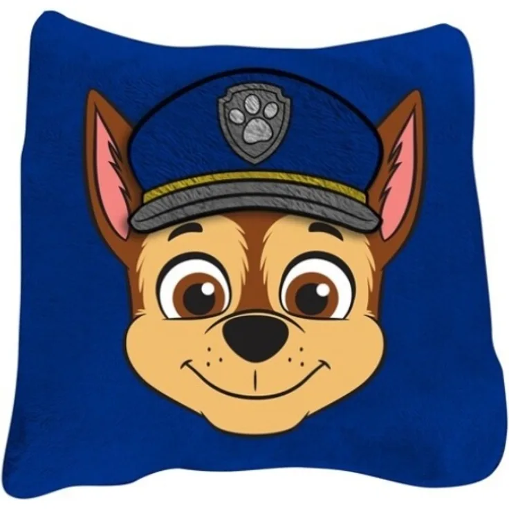 Paw Patrol Kissen-Decke 2-in-1 Kuscheldecke mit Kissenfunktion 100x150 cm