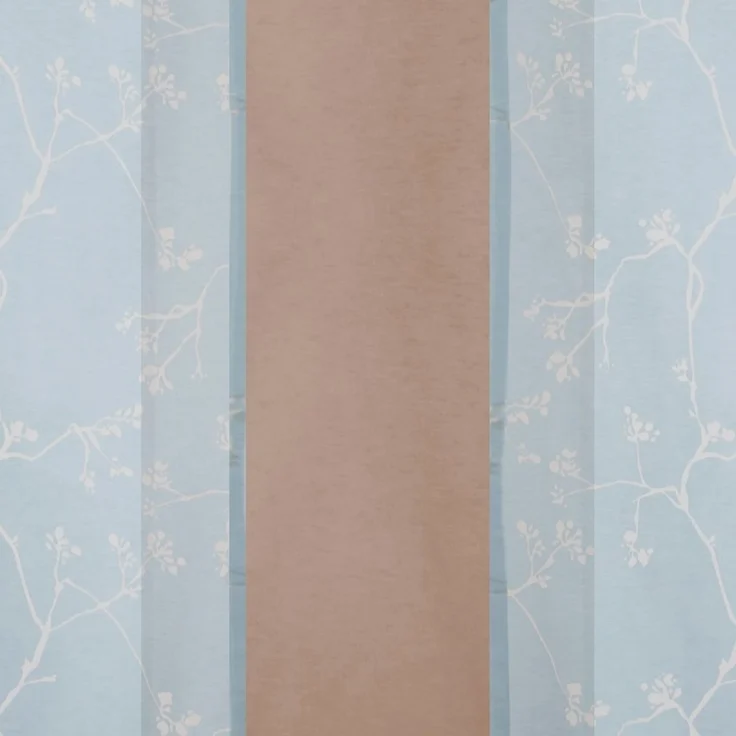 Bestlivings Flächenvorhang Elena 3er Pack "Ausbrenner" 60 x 260 cm (B x H) in Hellblau-Braun inkl. Zubehör, ausgebrannte Motive Schiebevorhang, in vielen Farben – Bild 9