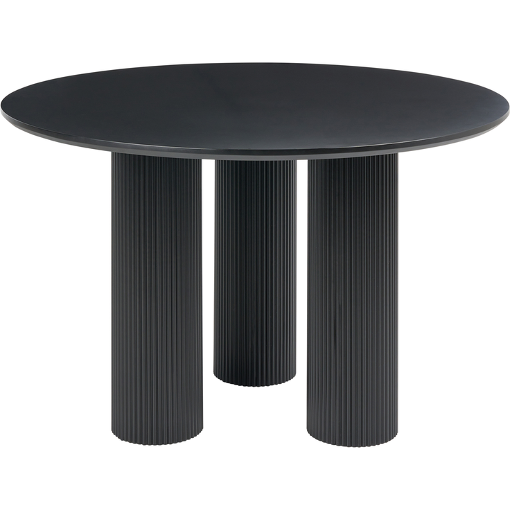 Esstisch TULEMALU Schwarz 120 cm 120 cm