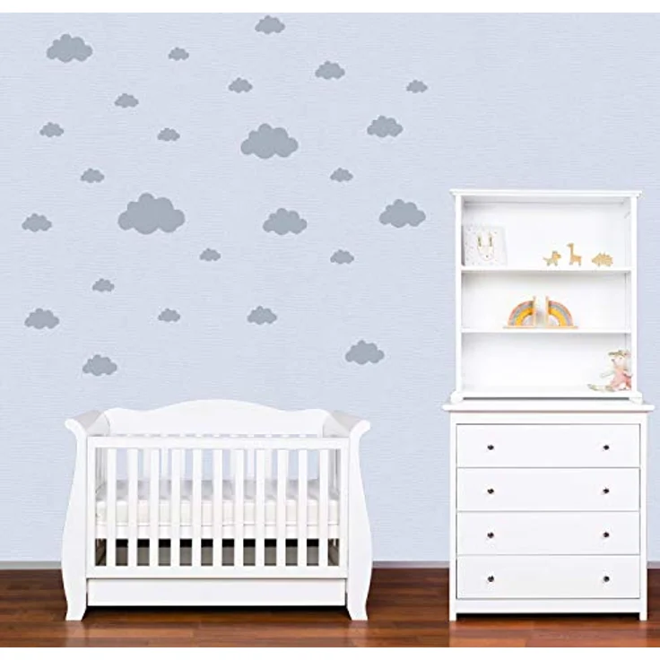 PREMYO 'Wolken' Wandsticker grau – Bild 7