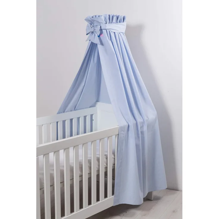Robert Osswald 1.1.4.1.1.1.1-K01-11 Betthimmel Classic - 170x300 cm - für das Kinderbett, blau