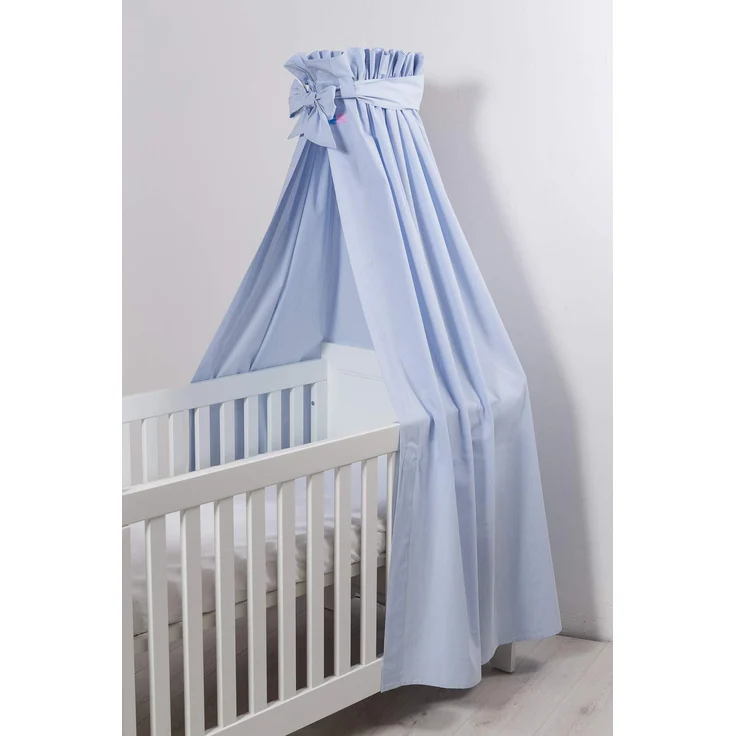 Robert Osswald 1.1.4.1.1.1.1-K01-11 Betthimmel Classic - 170x300 cm - für das Kinderbett, blau