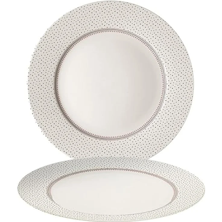 Laura Ashley Laura Ashley Wild Clematis 2er Set Dessertteller 20 cm aus Porzellan W182934zestawtalerzy20cmLauraAshleyWildClematis2szT – Bild 3