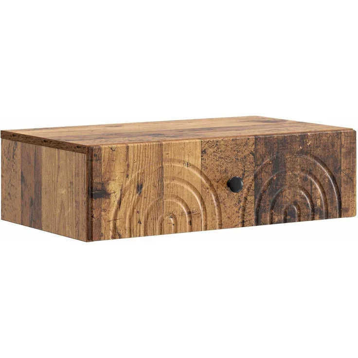 vidaXL Wandmontierter Beistelltisch Altholz 59 x 34,5 x 17 cm 898153 – Bild 2