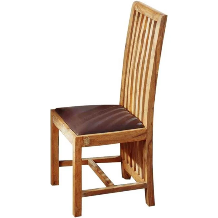 Stuhl Sheesham braun geölt NATURE BROWN #802 – Bild 6
